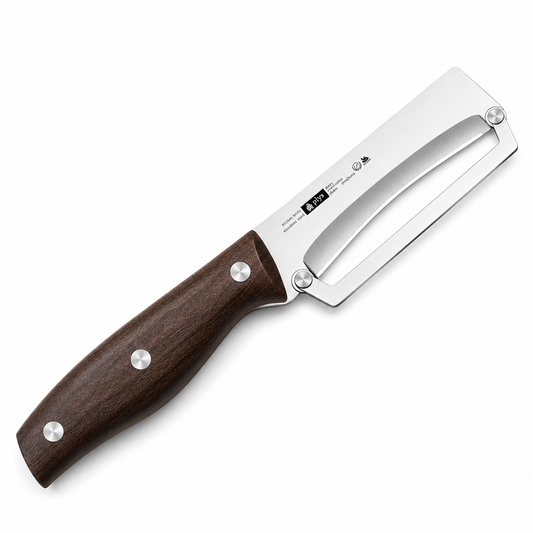 Éplucheur inox manche bois