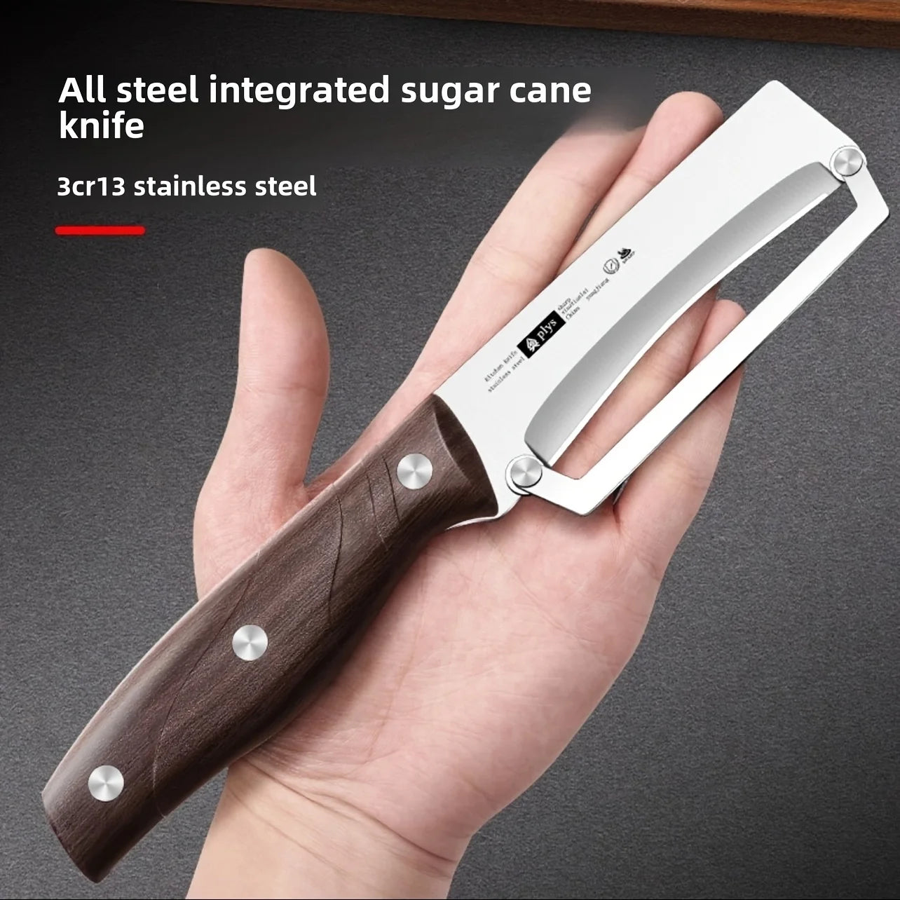 Éplucheur inox manche bois