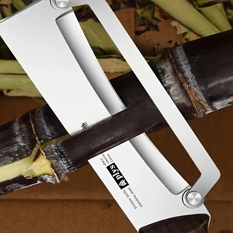 Éplucheur inox manche bois